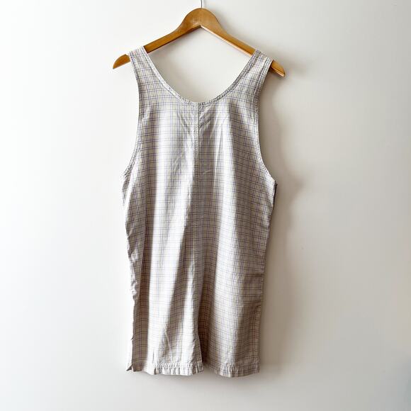 90s Vintage Looney Tunes Plaid Tank Dress Size Small - Picture 3 of 7